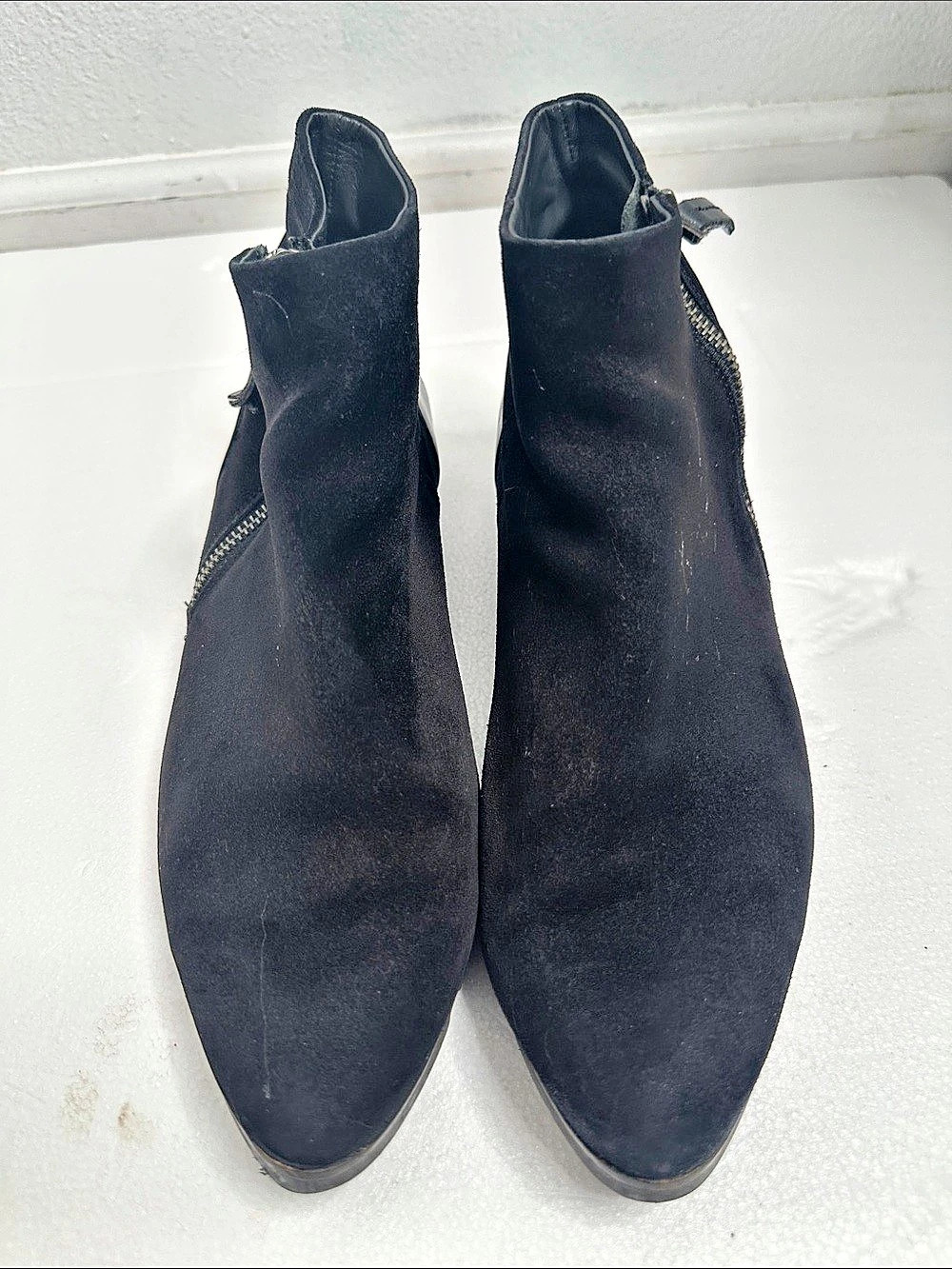 Paul Green 10423 Black Leather Ankle Boots uk 6.5 Us size 9